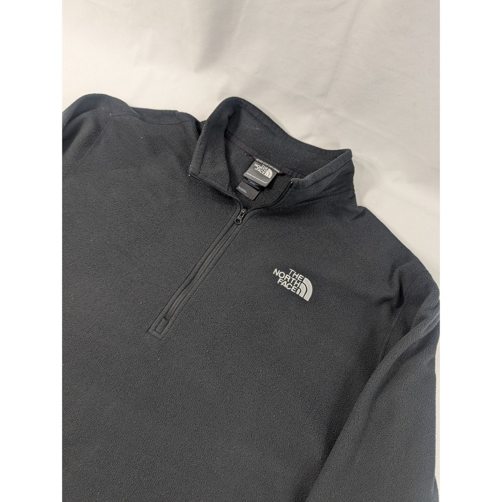 The North Face Pullover Mens XL Black 1/4 Zip Fleece Tech Performance Outdoor